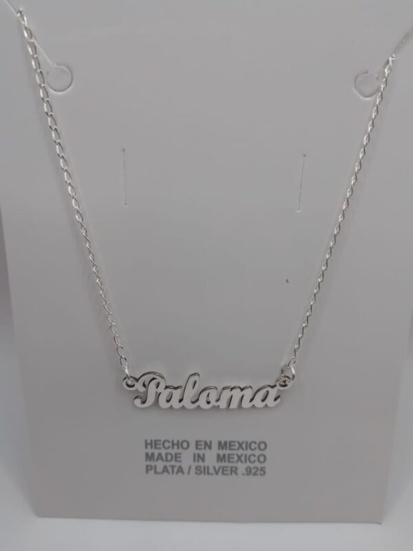 Nombre en plata - Image 3