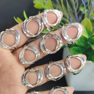 Anillo círculo doble