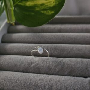 Anillo de clavo medio dedo